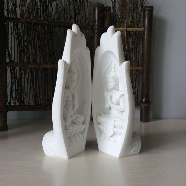 Resin Buddha Hand Sculpture